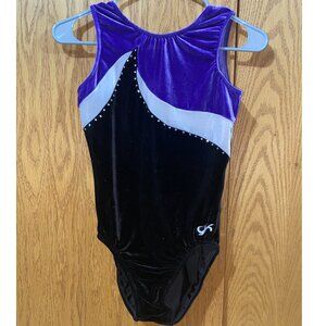 Black and Purple GK Elite Gymnastics Leotard